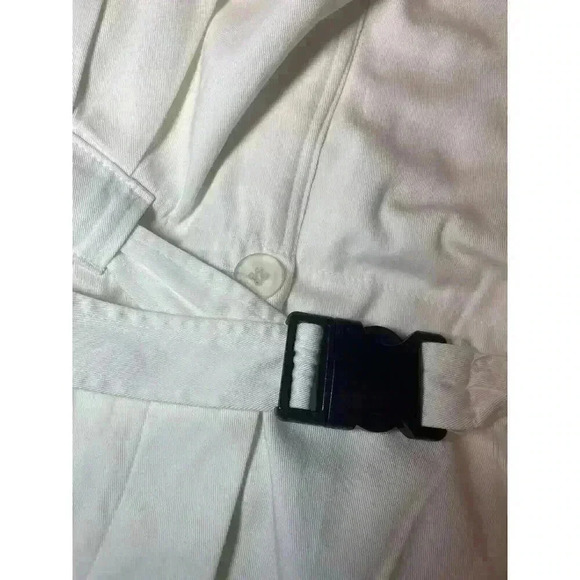 Dries Van Noten Cotton Jumpsuit 40 S US 4 Pockets Buckle Plunge Baggy Designer - Picture 8 of 16